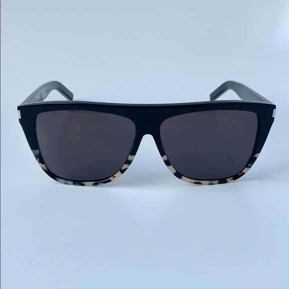 Saint Laurent Sunglasses SL 1-026 Havana/Black - Picture 4 of 7
